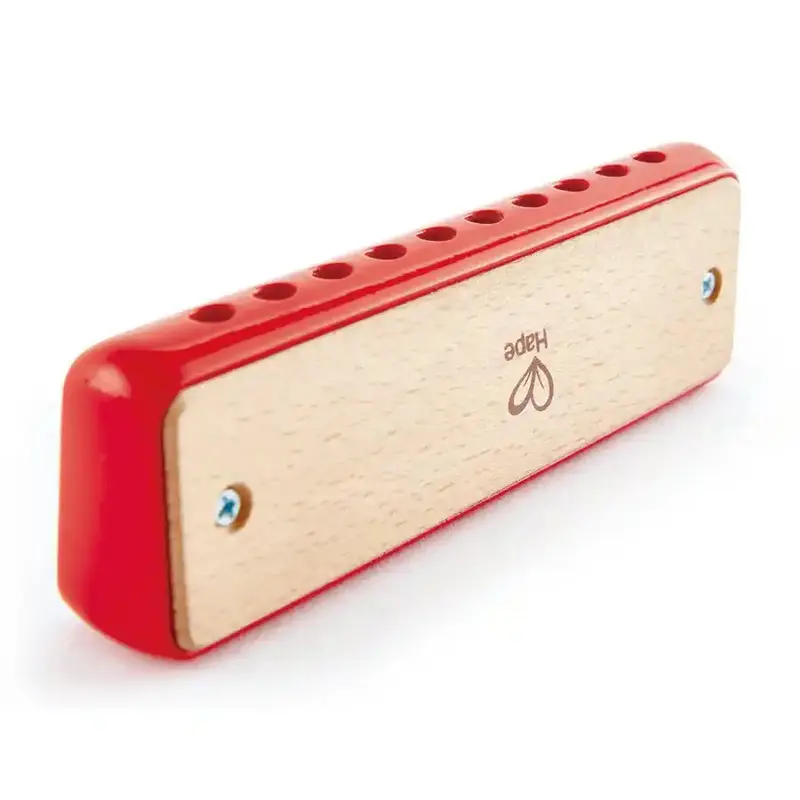 Hape Blues-Style Wooden Harmonica For Children 1