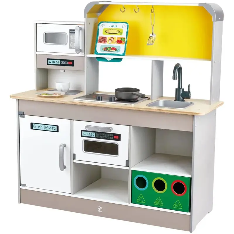 Hape Interactive Kitchen Playset With Working Fan Fryer 1