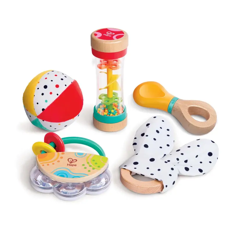 Hape Multi-Sensory 5-In-1 Baby Development Set 1