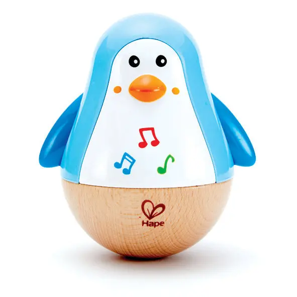 Hape Penguin Musical Wobbler – Rocking Rhythm Toy With Sound 1