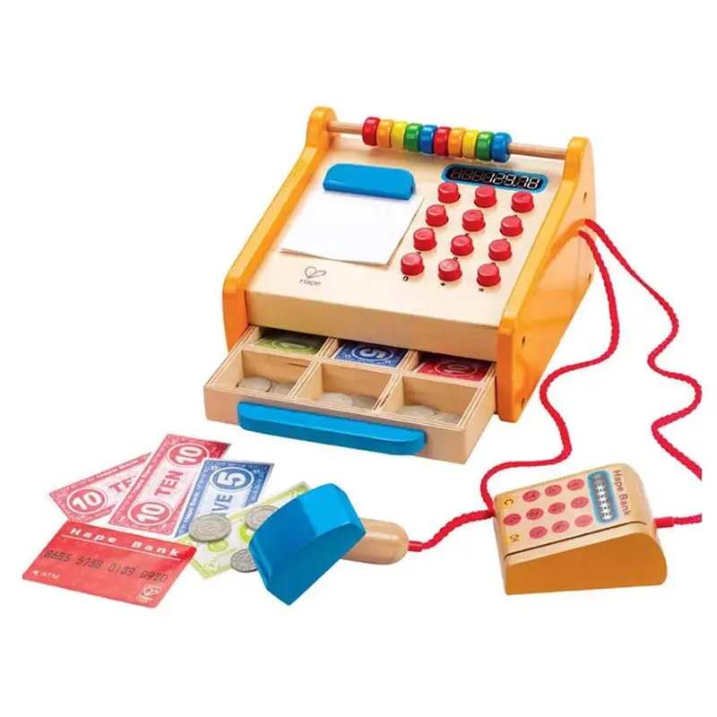 Hape Playtime Checkout Counter For Pretend Shopping 1