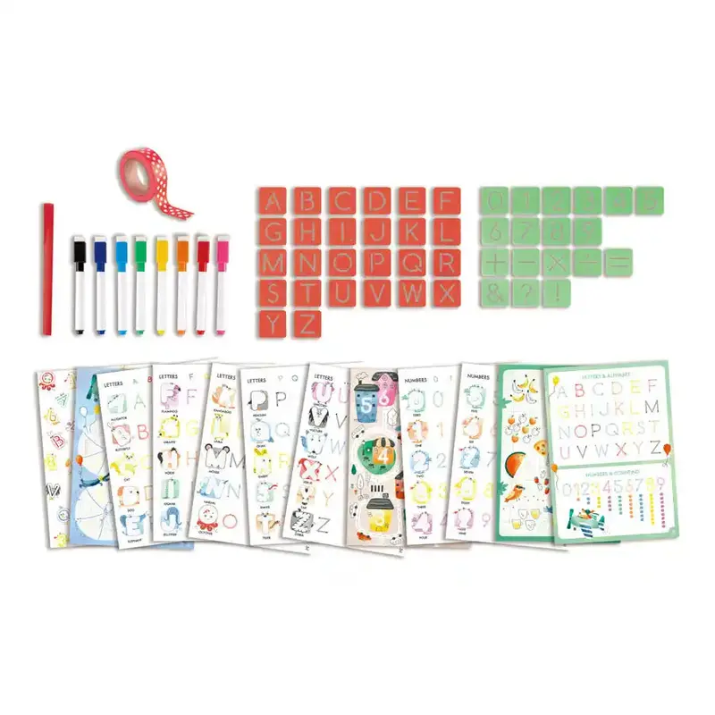 Hape Wooden Alphabet & Number Tracing Board For Toddlers 1