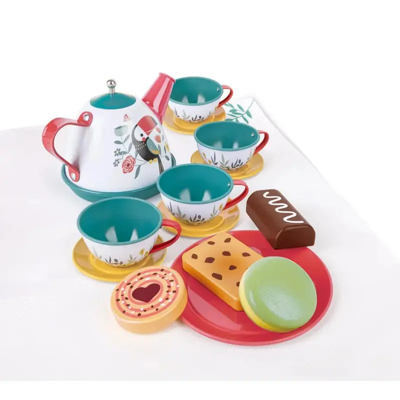 Hape Wooden Tea Party Playset For Imaginative Role Play 1