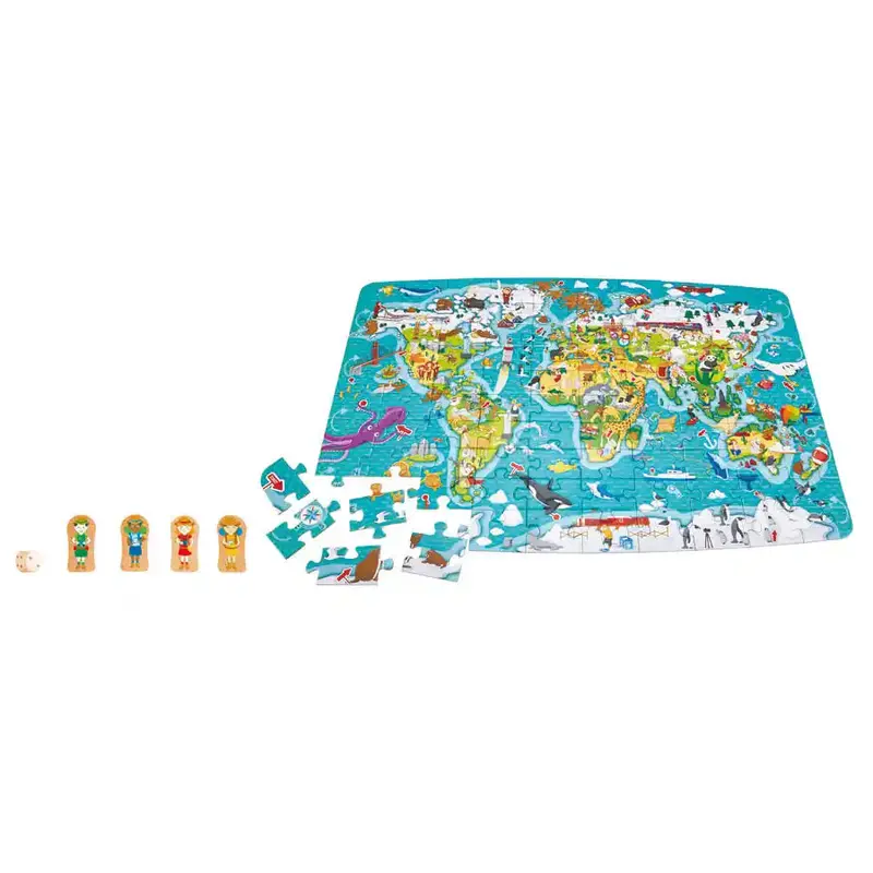 Hape World Tour Puzzle & Matching Game Combo 1