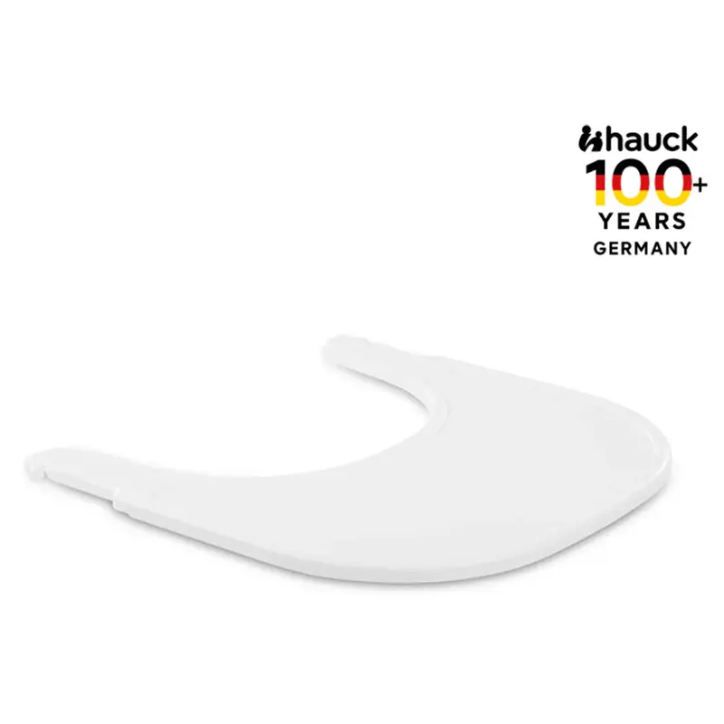 Hauck Alpha Click-On Highchair Tray In Matte White 1