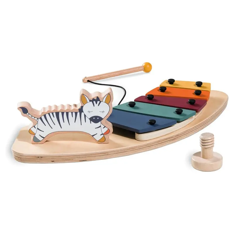 Hauck Alpha+ Music Toy Set With Fsc-Certified Beech Xylophone For Highchair Use 1