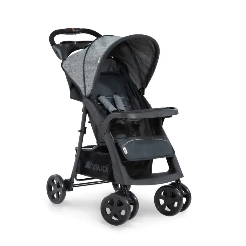 Hauck Shopper Neo Ii Foldable Shopping Trolley – Melange Grey Charcoal 1