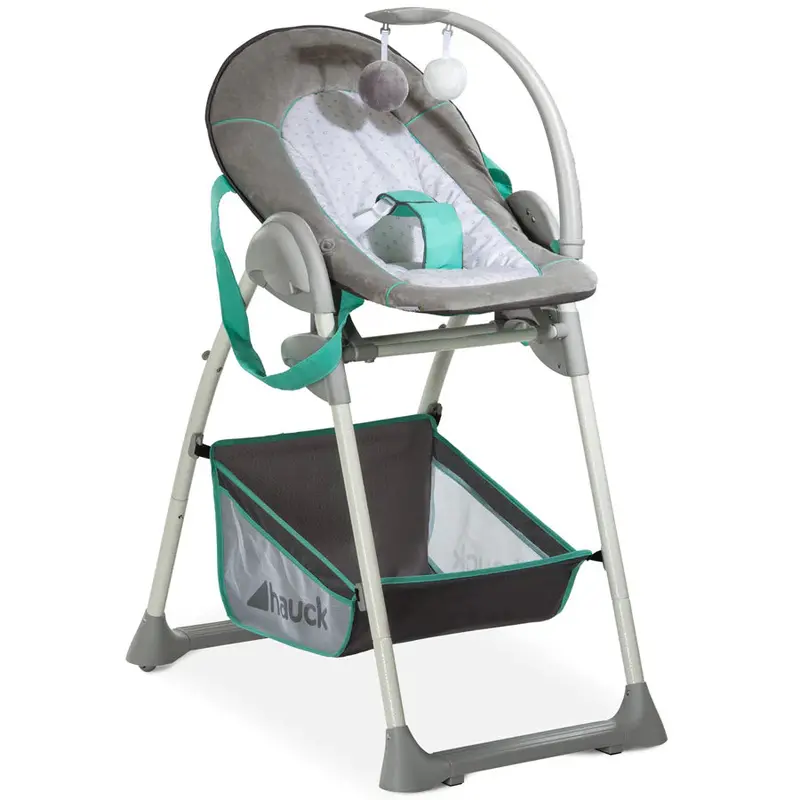 Hauck Sit N Relax High Chair – Modern Dark Grey Design 1