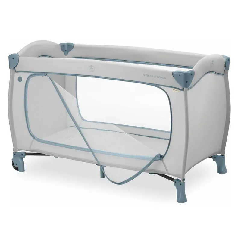 Hauck Sleep N Play Go Plus Portable Bassinet – Dusty Blue 1