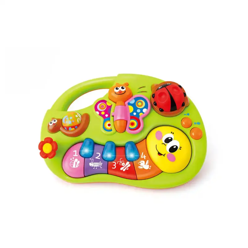 Hola Toys Smiley Face Keyboard – Musical Light-Up Learning Toy 1