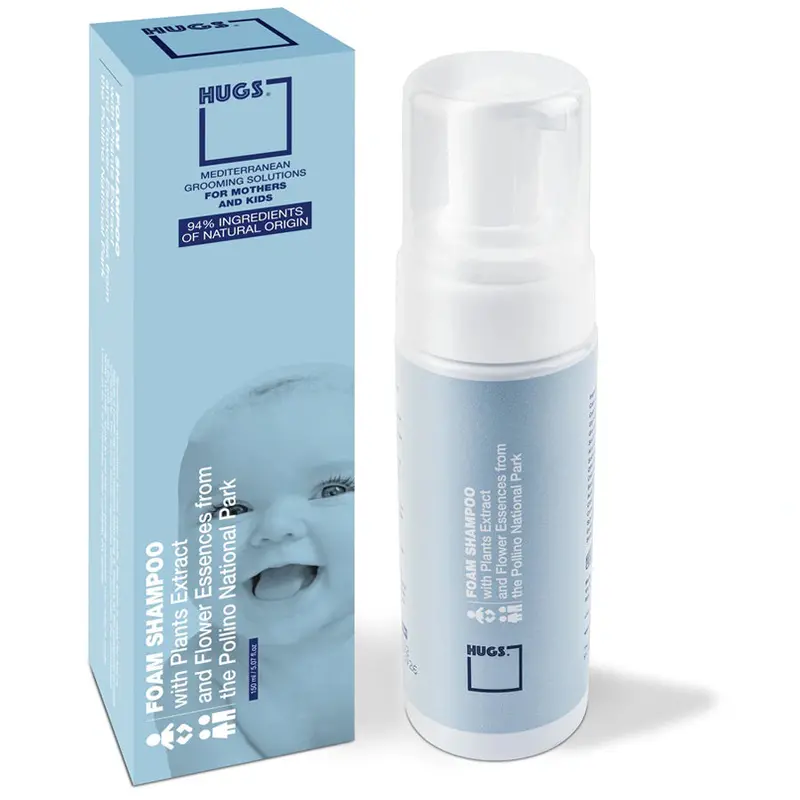 Hugs Foam-Based Baby Shampoo – 150Ml 1