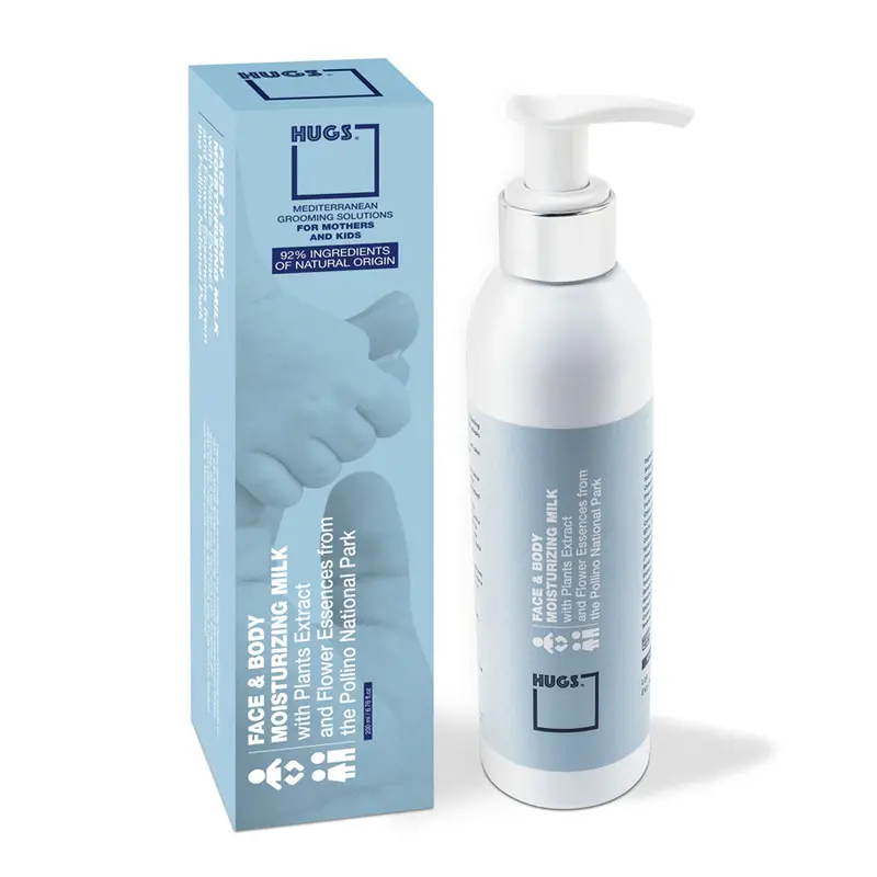 Hugs Gentle Face & Body Moisturizing Milk – 200Ml 1