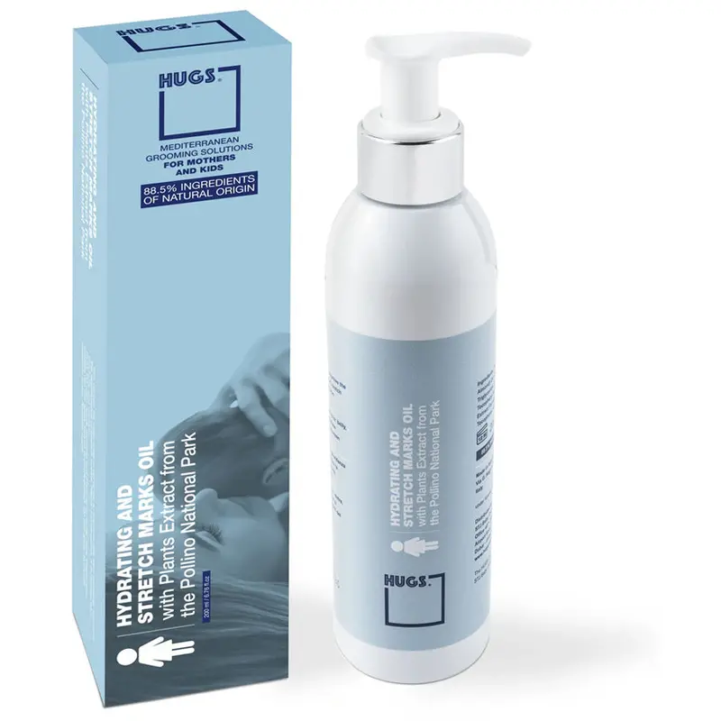 Hugs Hydrating Stretch Mark Oil For Pregnancy – 200Ml 1