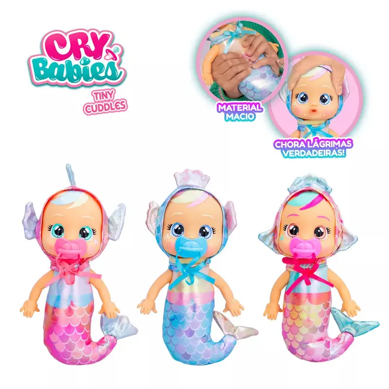 Imc Toys Cry Babies Tiny Mermaids Collection Set 1