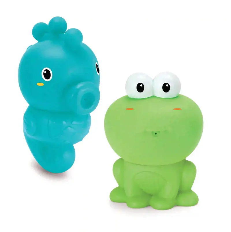 Infantino Easy-Clean Bath Squirters With Clipstrip 1