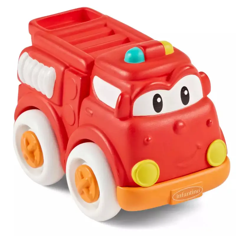 Infantino Grip & Roll Soft-Wheel Fire Engine Toy 1