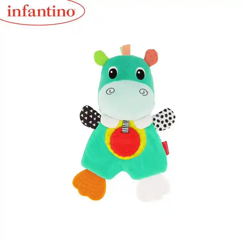 Infantino Hippo Teether Toy For Soothing Gums 1