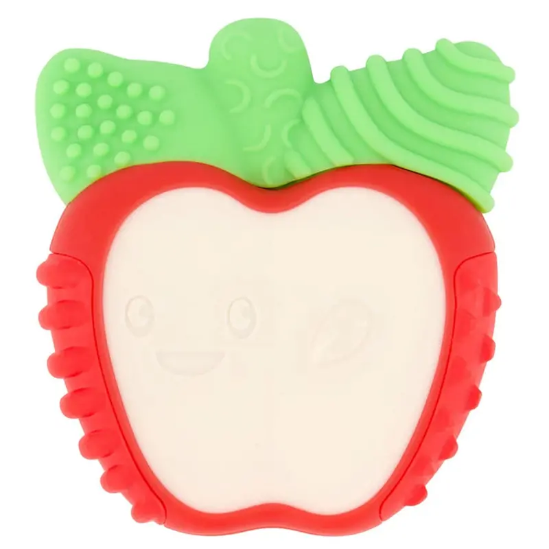 Infantino Lil’ Nibbles Vibrating Apple Teether – Gentle Vibration Soother 1