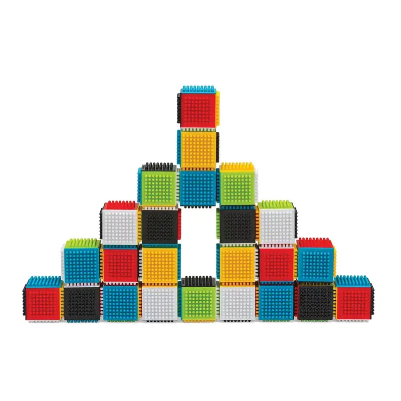 Infantino Press-And-Stick Sensory Building Block 1