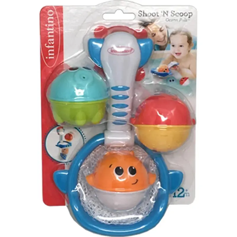 Infantino Scoop 'N Splash Ocean-Themed Bath Toy Set 1