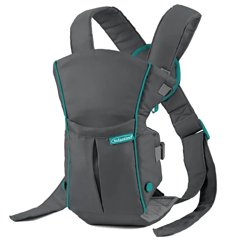Infantino Swift Baby Carrier With Storage Pocket – Dark Grey 1