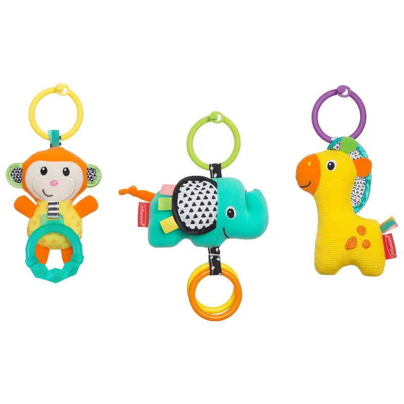 Infantino Tag-Along Travel Pals Soft Toys 1