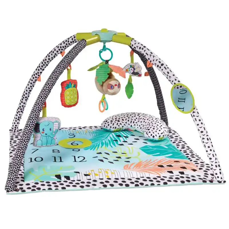 Infantino Twist & Fold 4-In-1 Developmental Gym – Milestones & Memory Tracker 1