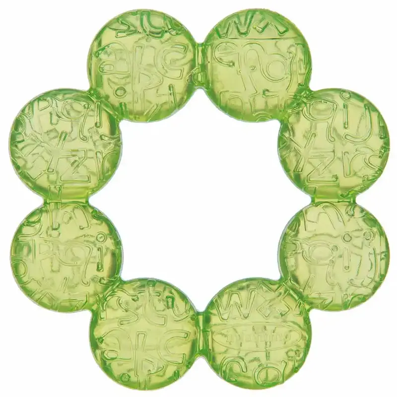Infantino Water-Filled Teether – Green, Chill-Ready Soothing Toy 1