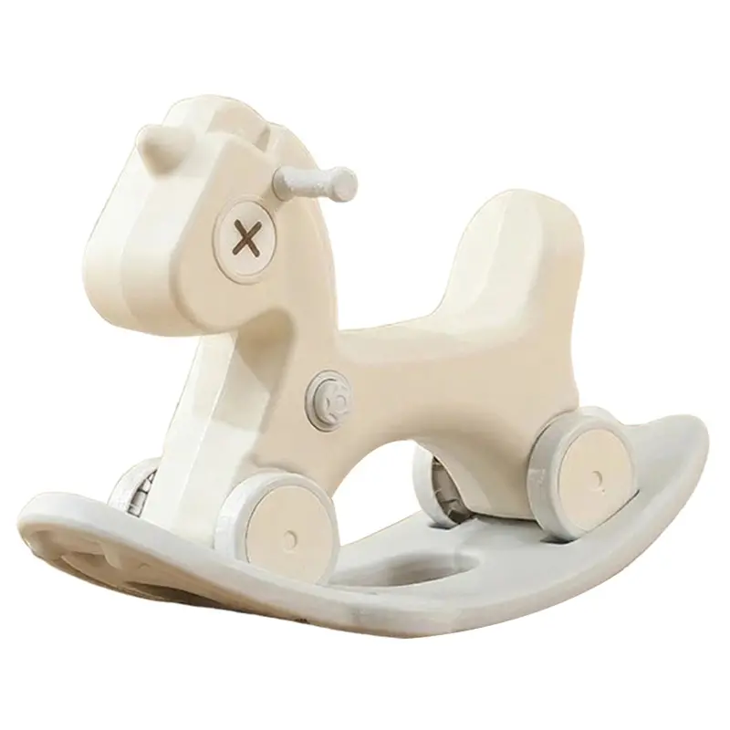 Infinity Cloud Rocking Horse – Soft Off-White Finish 1