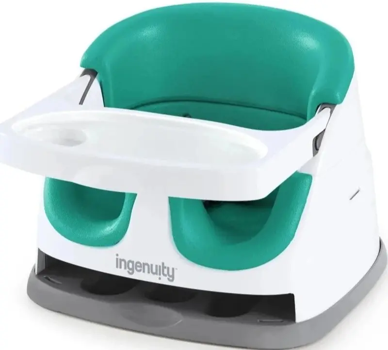 Ingenuity Baby Base 2-In-1 Convertible Seat – Ultramarine Green 1