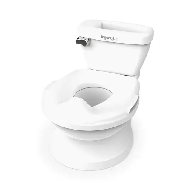 Ingenuity My Size Potty Pro – Adjustable Learning Toilet In White 1