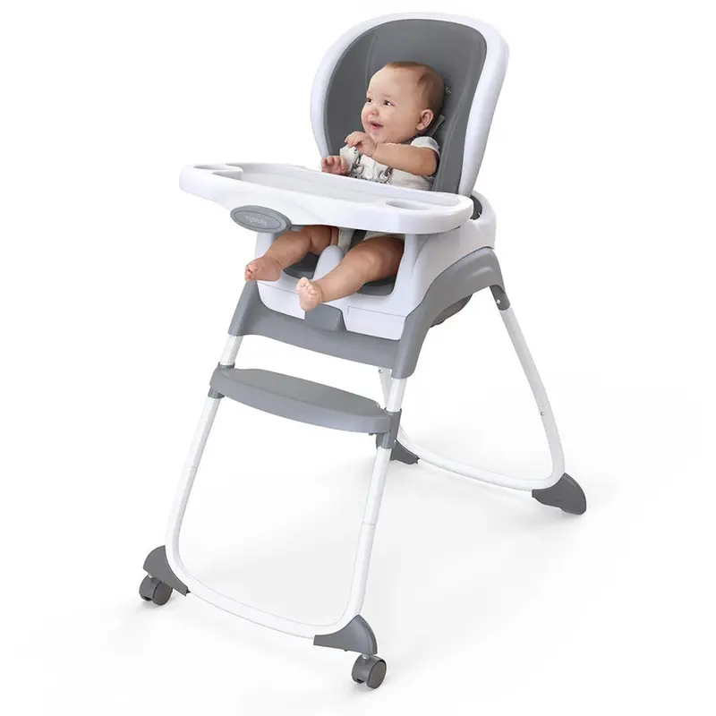 Ingenuity Smartclean Trio 3-In-1 Convertible High Chair – Slate Gray 1