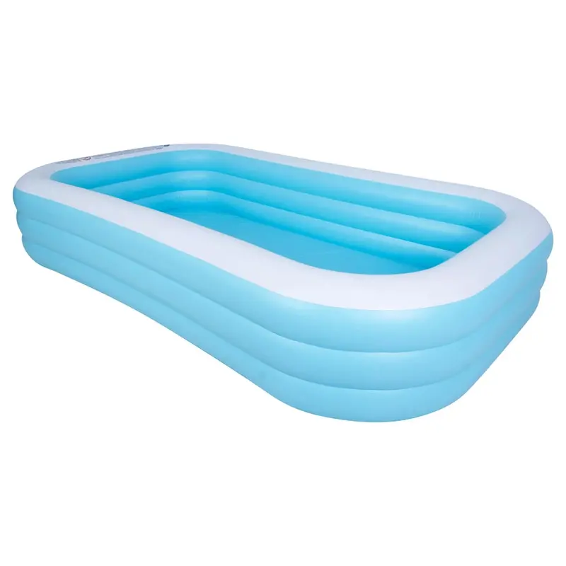 Jilong Giant Blue Rectangular Pool – Spacious Family-Sized Inflatable Swimming Pool 1