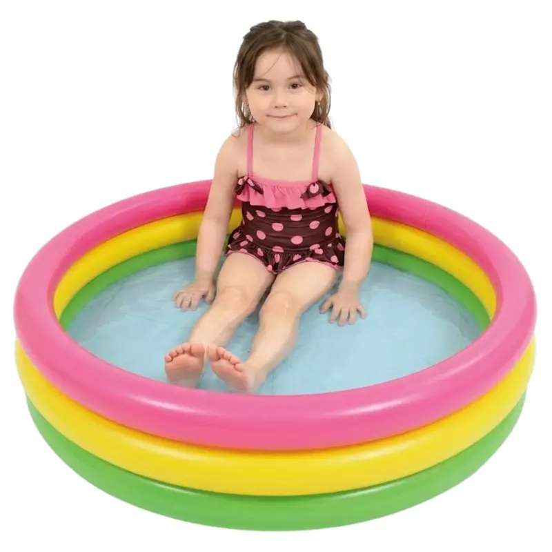 Jilong Vibrant 3-Ring Inflatable Pool For Toddlers 1