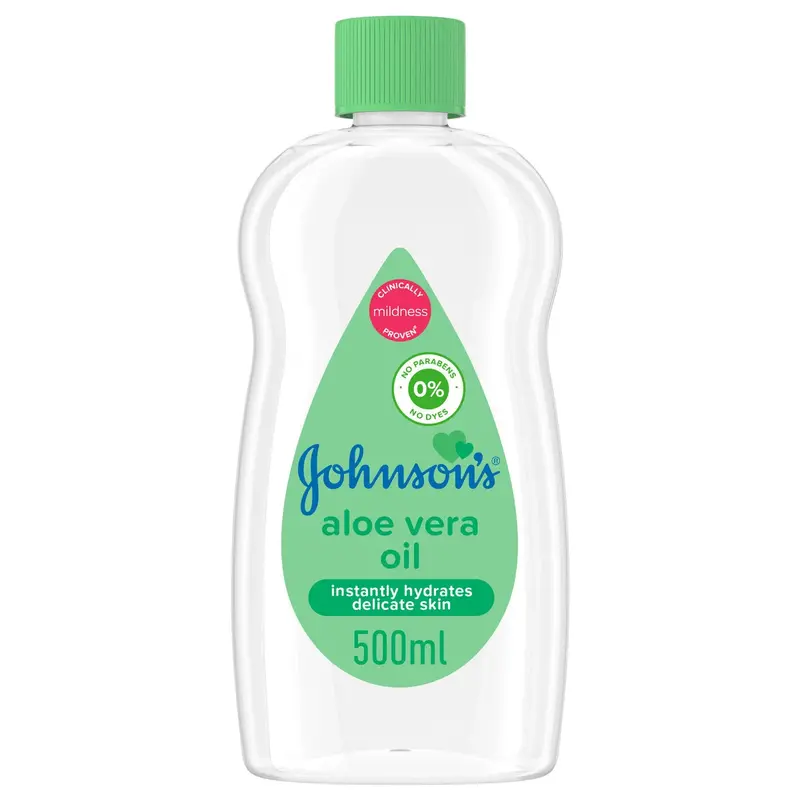 Johnson'S Baby Oil With Aloe Vera – 500 Ml Soothing Formula 1