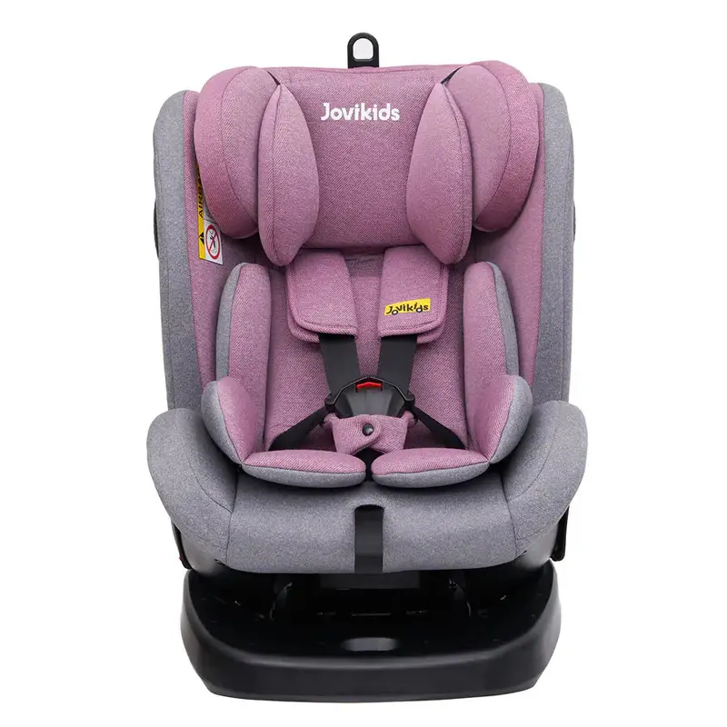 Jovikids Angela 360° Rotating Isofix Car Seat – Group 0+/1/2/3 In Pink 1
