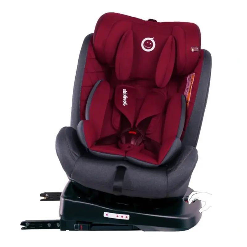 Jovikids Angela 360° Rotating Isofix Car Seat – Group 0/1/2/3 (Red) 1