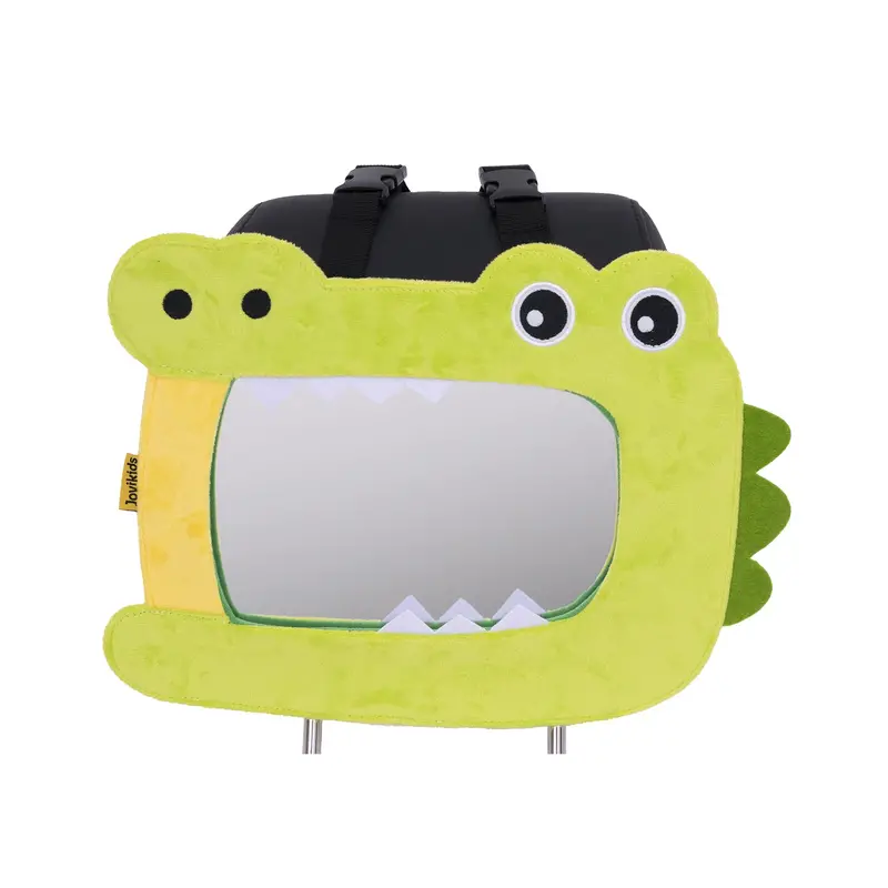 Jovikids Crocodile-Themed Shatterproof Rearview Baby Mirror 1