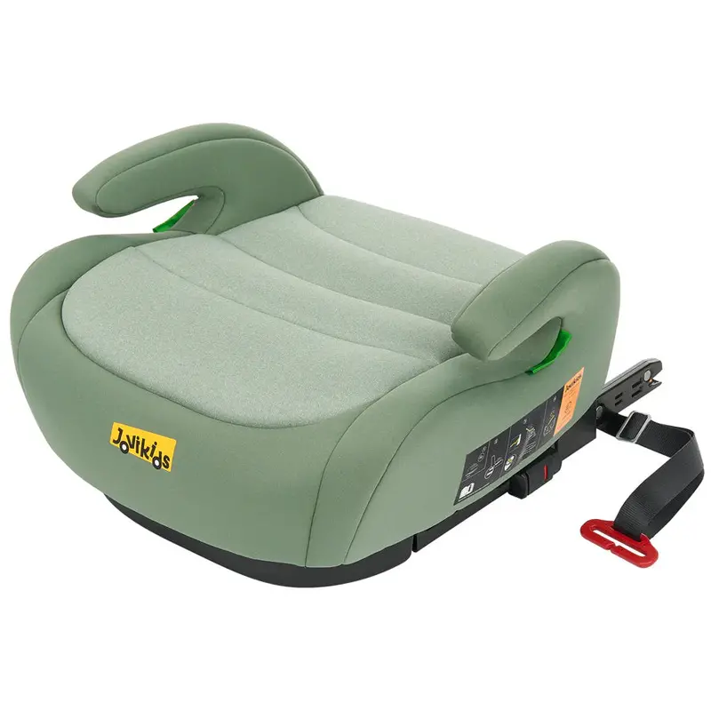 Jovikids Ohho I-Size Isofix Booster Seat In Green – Compact Cabin Fit 1