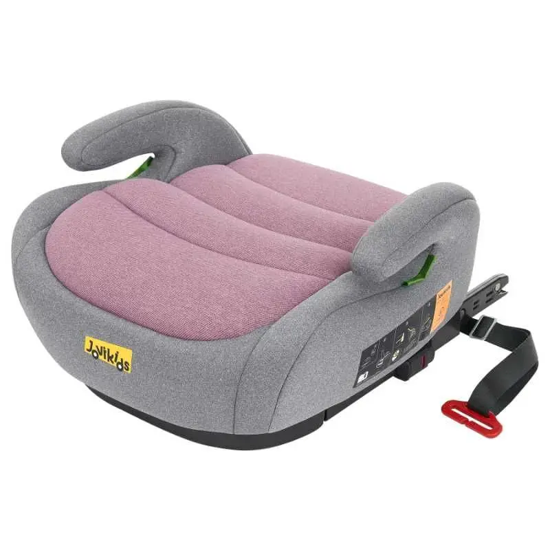 Jovikids Ohho I-Size Isofix Booster Seat – Rear-Facing Compatible Car Seat, Pink 1