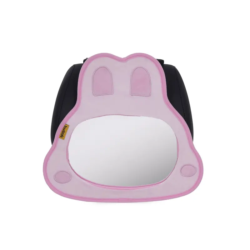 Jovikids Shatterproof Backseat Baby Mirror — Rabbit Design 1
