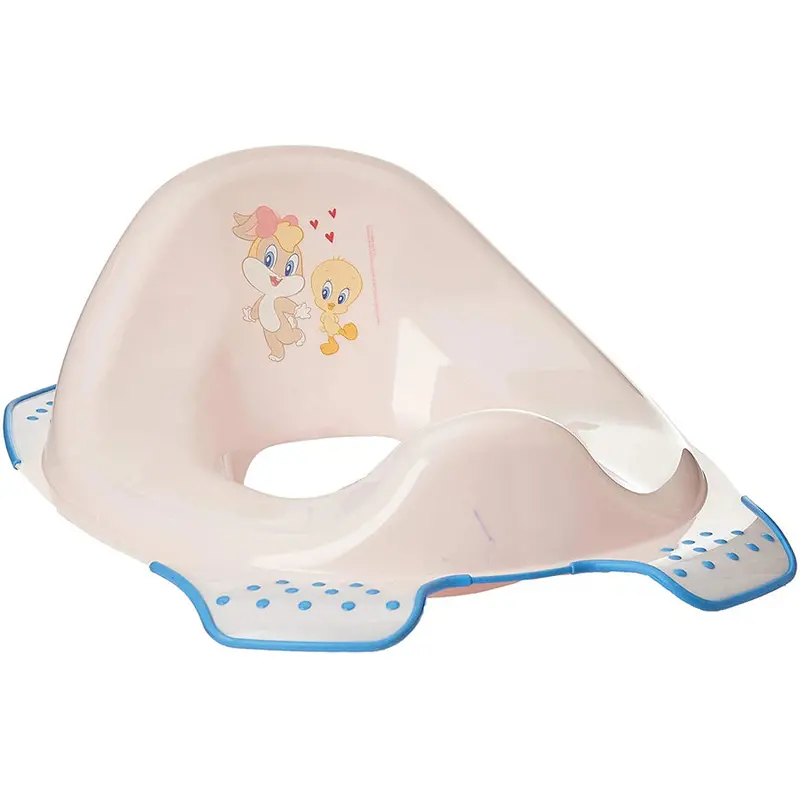 Keeeeper Baby Looney Tunes Toilet Training Seat – Pink, Non-Slip Construction 1