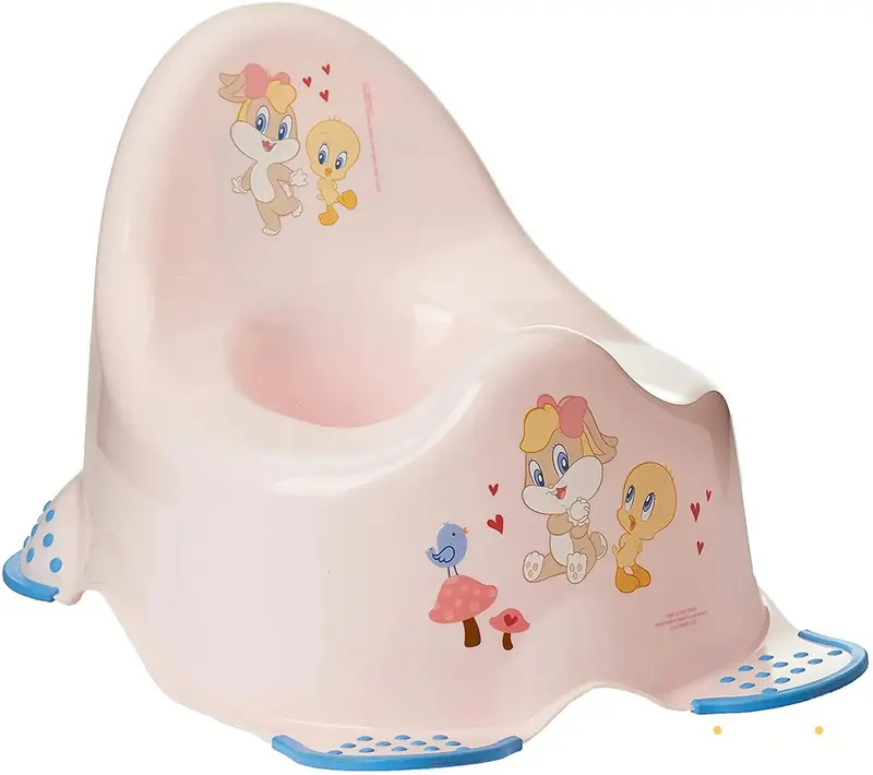 Keeeper Baby Looney Tunes Potty – Pink, Slip-Resistant Base 1