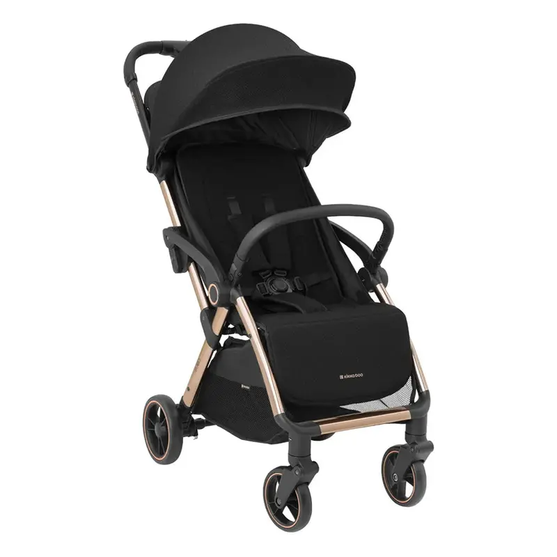 Kikkaboo Eden Self-Folding Stroller – Black 1