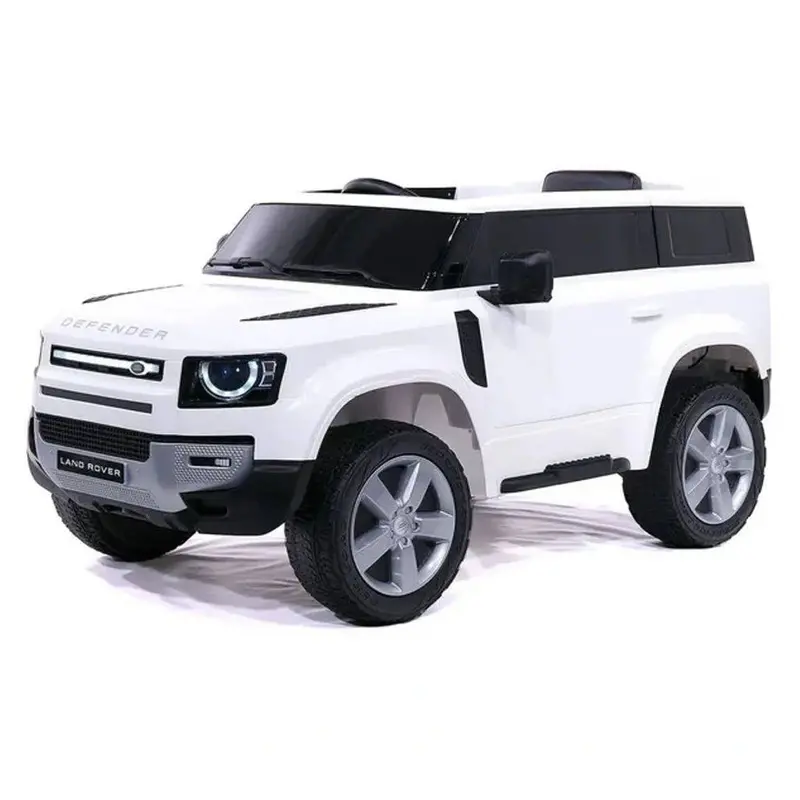 Land Rover Defender Ride-On Vehicle – 12V Battery-Powered White Kids' Car 1