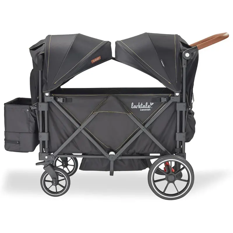 Larktale Caravan All-Terrain Stroller Wagon – Byron Black 1