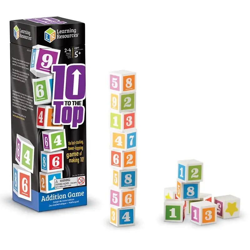 Learning Resources 10 To The Top Addition Game – Fun Math Fluency Activity 1