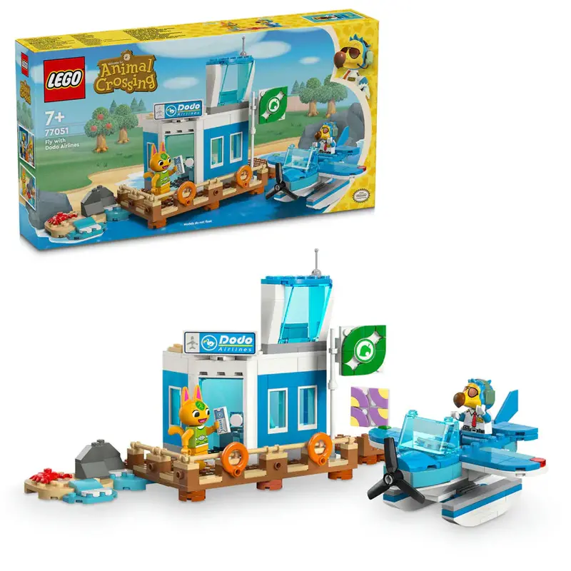 Lego Animal Crossing – Dodo Airlines Airport Playset With Flying Vehicle 1