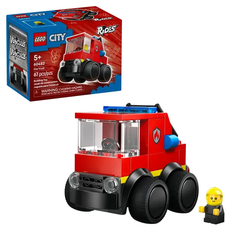 Lego City Fire Truck Building Set – 60482, 67-Piece Emergency Response Toy 1