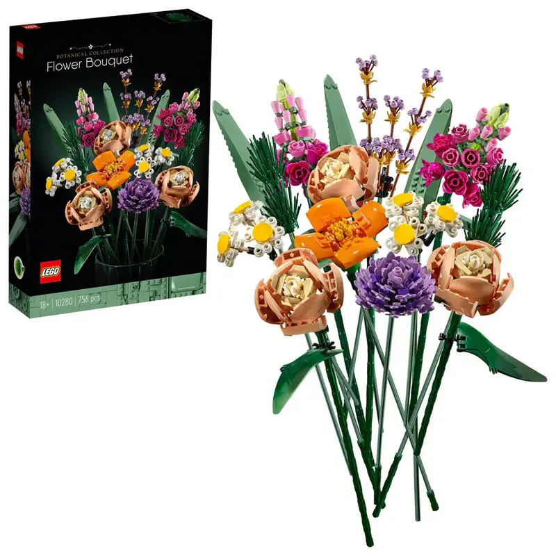 Lego Flower Bouquet Set – 756-Piece Botanical Building Kit For Adults & Teens 1